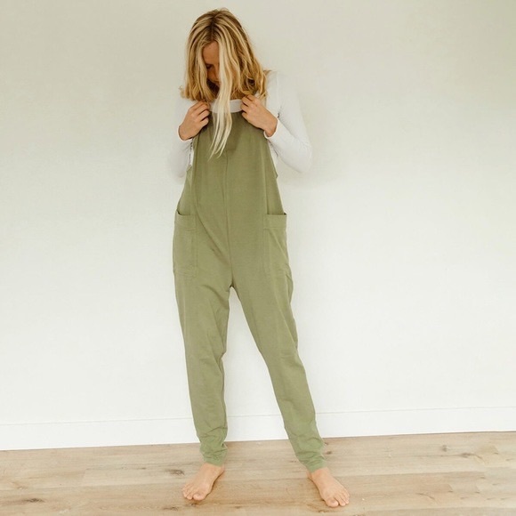 Storq Pants - Storq Anytime Overalls, Sage
